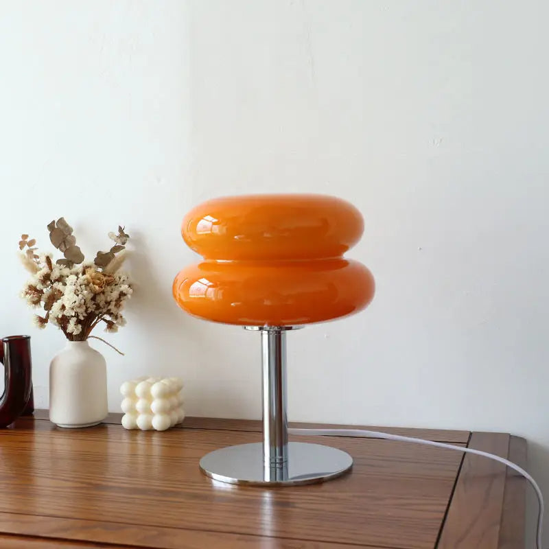 Bauhaus Glas-Skulpturale LED-Tischlampe, 1-flammig  