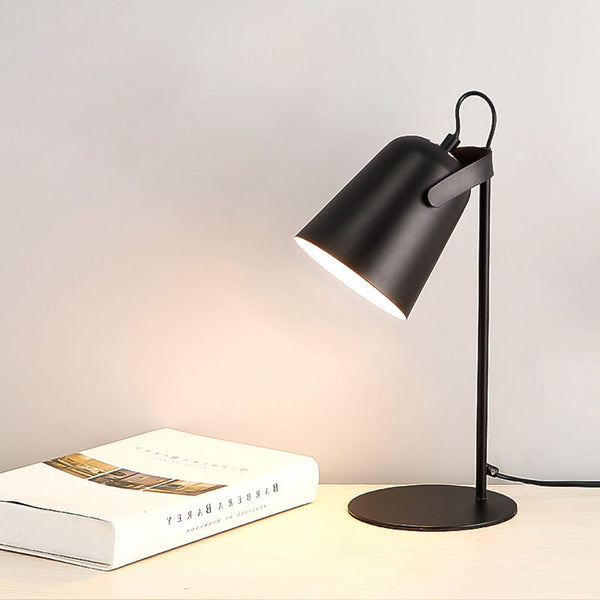 Nordische Metall Kegel Tischlampe LED 1-flammig