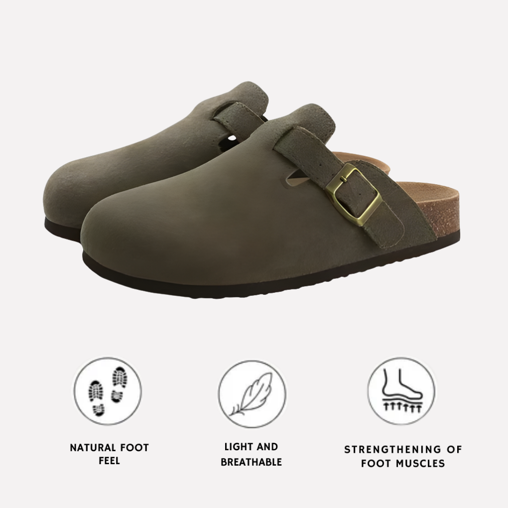 Unisex slip-on træsko