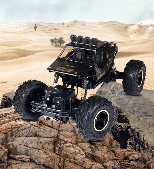 Fernsteuerbarer Monstertruck | 4x4 Offroad RC-Fahrzeug mit Geländereifen
