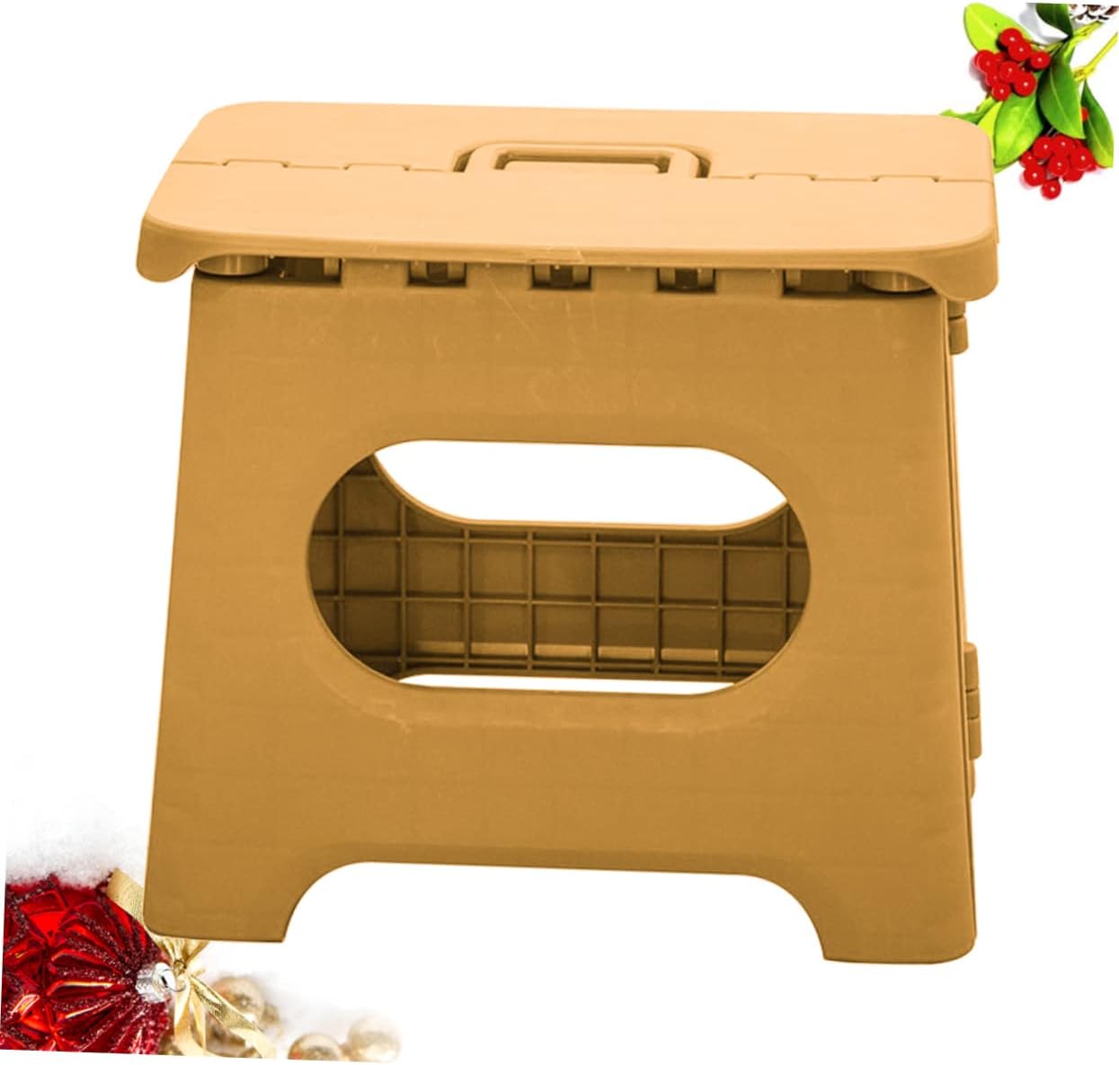 Taburete plegable portátil con asa