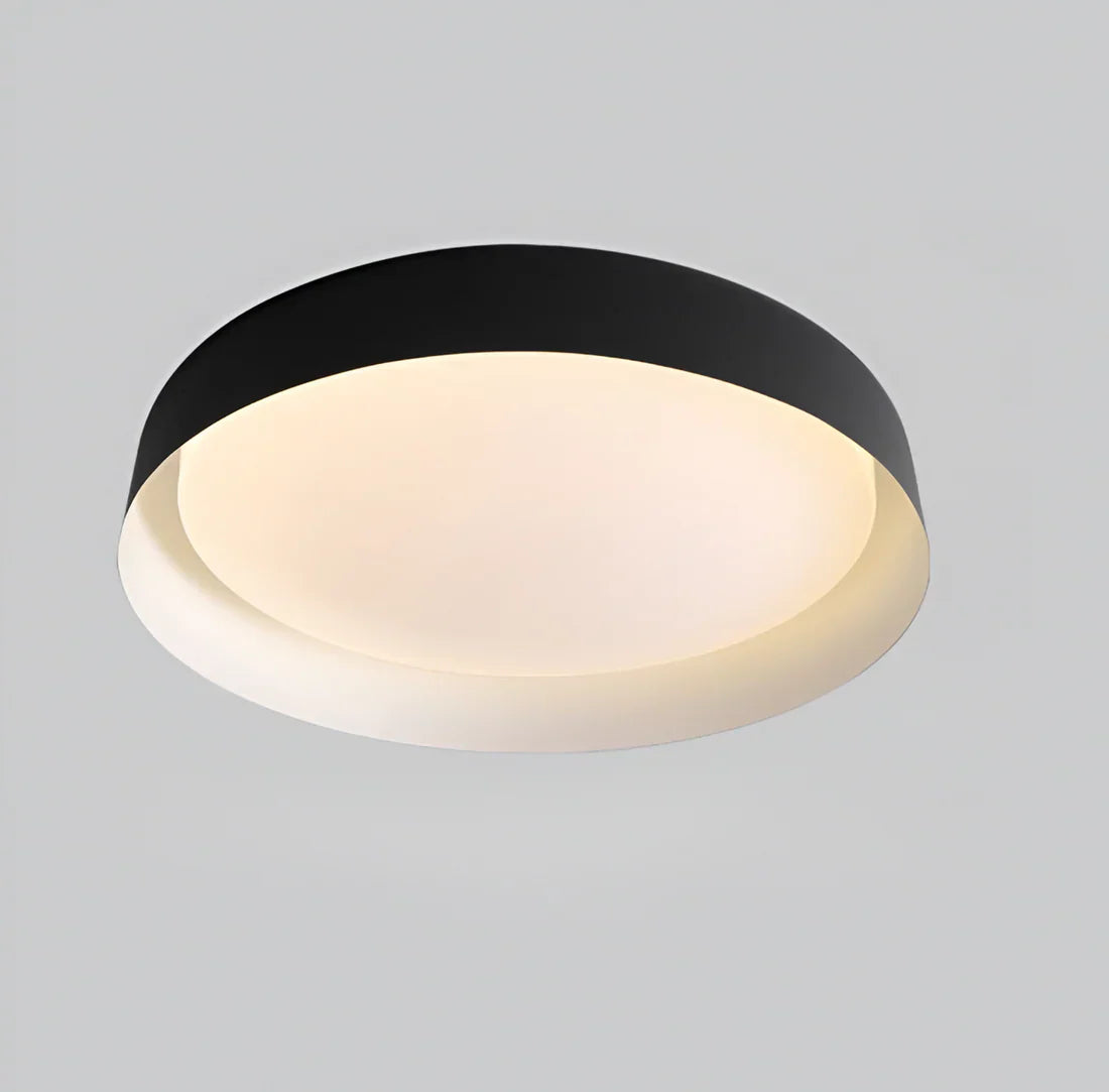 Lampada da soffitto rotonda in legno Wabi-Sabi LED 1 luce
