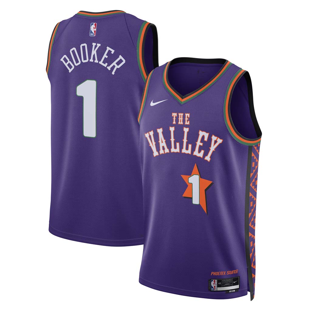 Camiseta NBA Phoenix Suns Devin Booker Nike 2024/25 City Edition Swingman