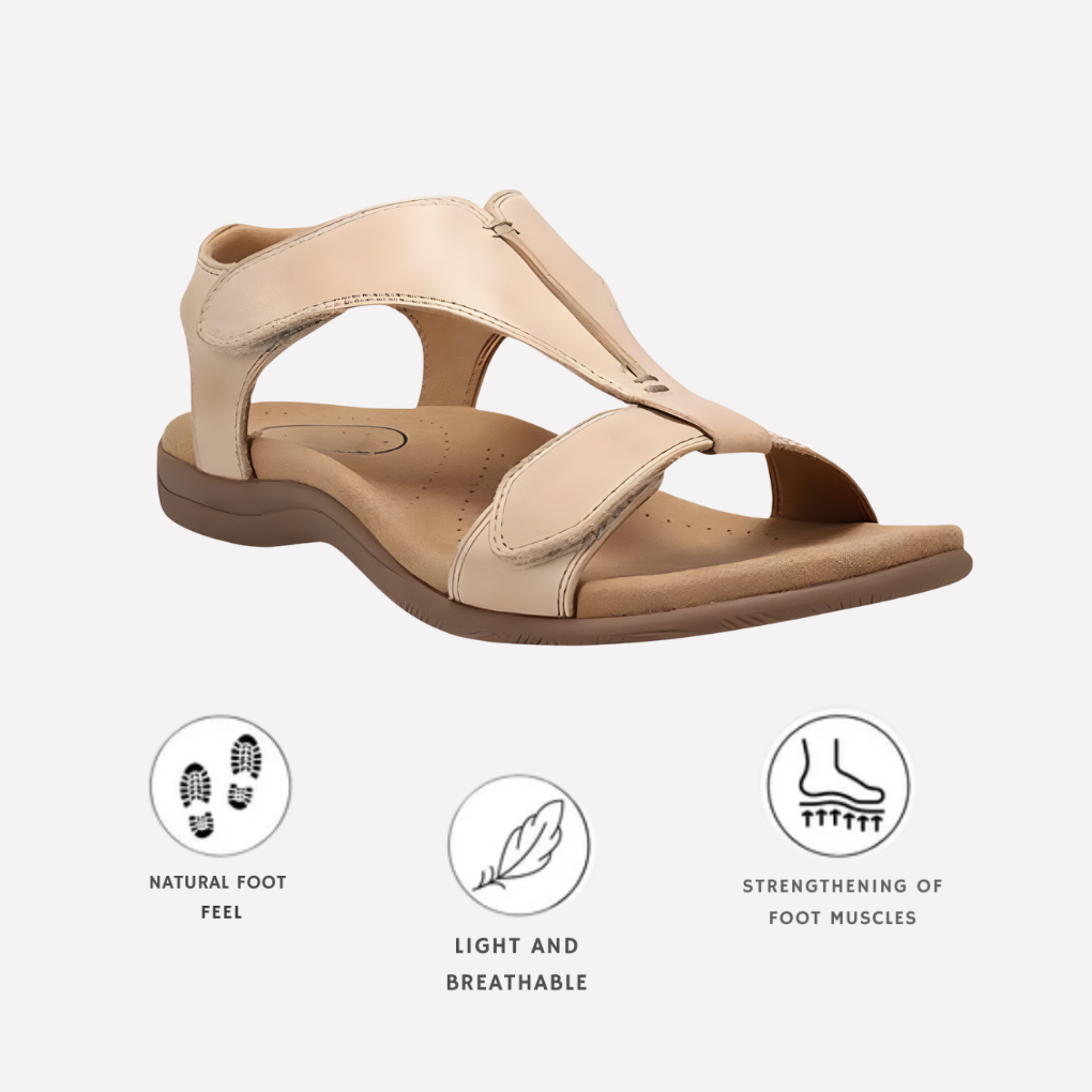 Dame ergonomiske sandaler