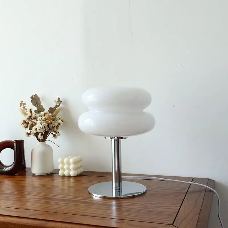 Bauhaus Glas-Skulpturale LED-Tischlampe, 1-flammig  
