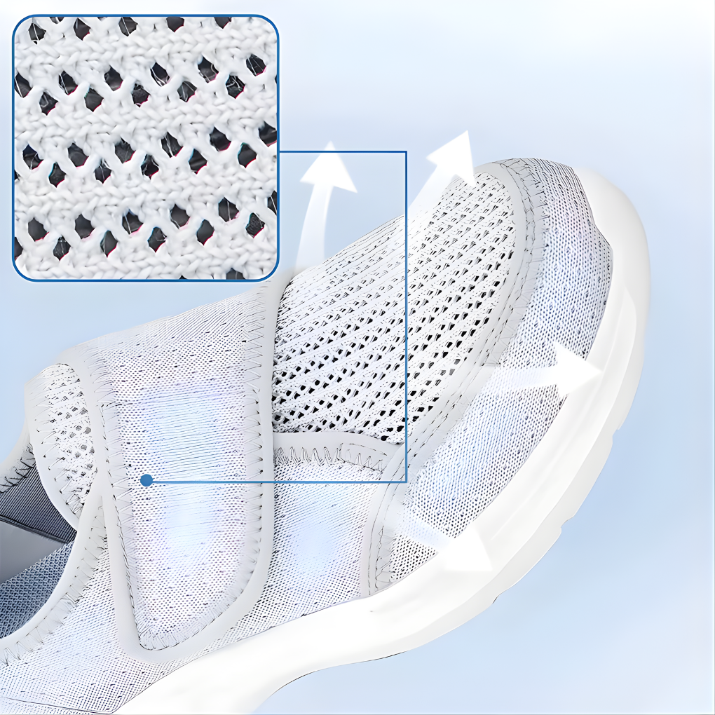 Kvinders støttende sko til hævede fødder