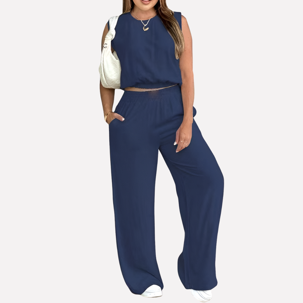 Dames to-delte hverdagsoutfit
