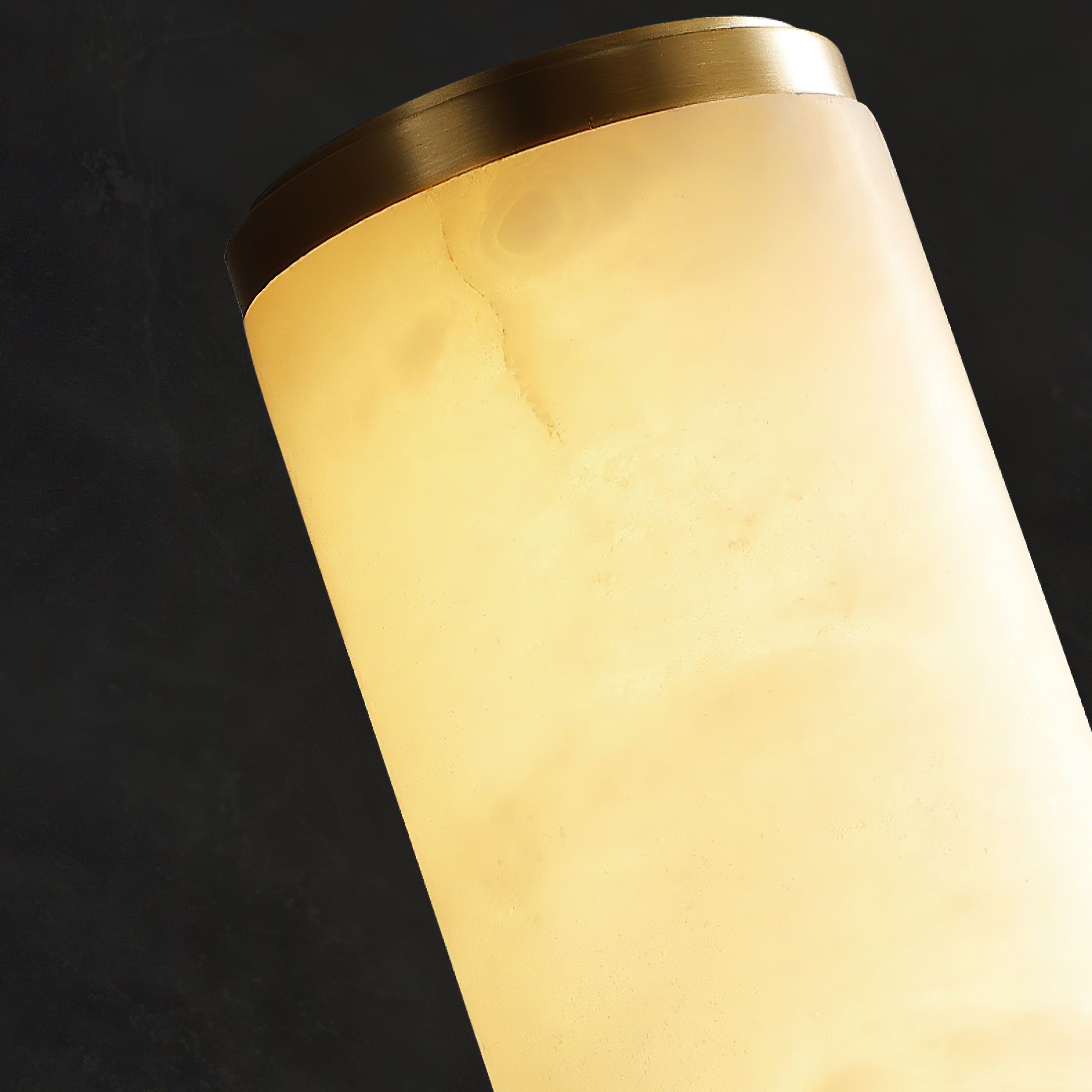 Moderner minimalistischer spanischer Marmor Kupfer Wandleuchter LED 1-Flammig