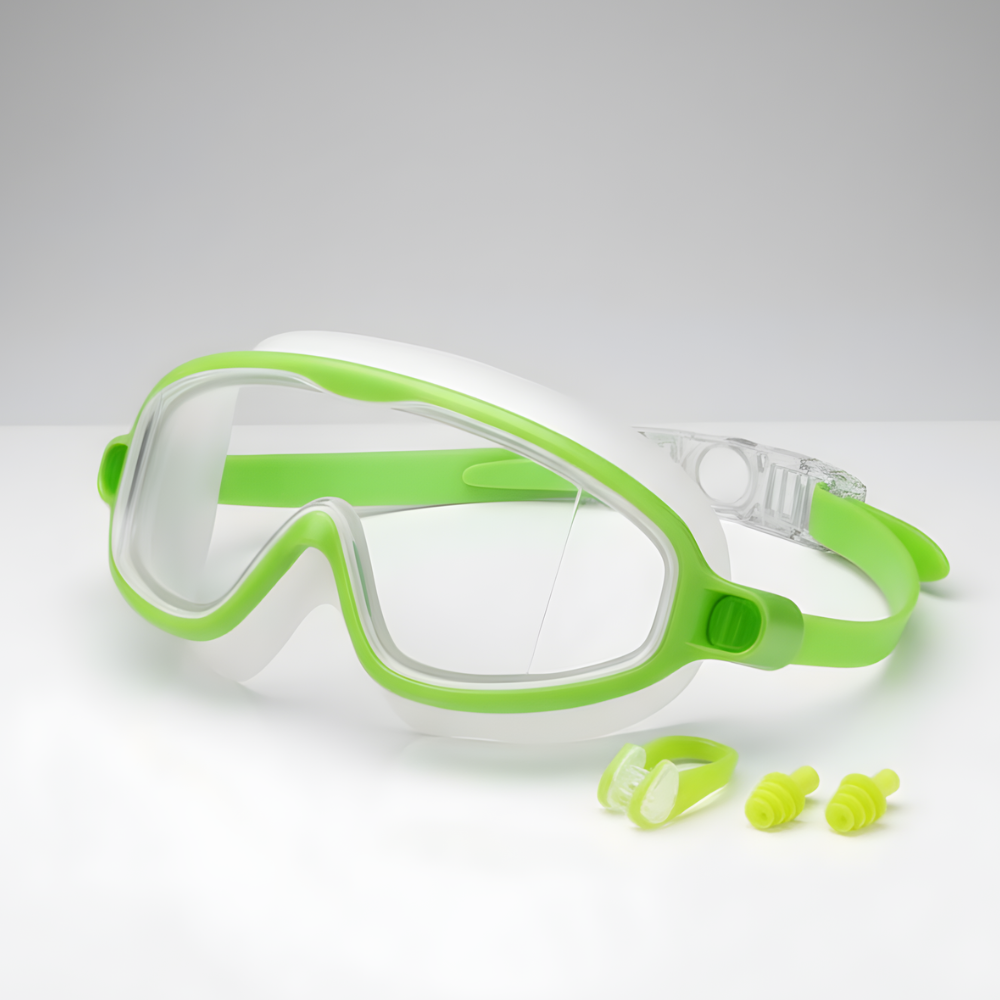 Set occhialini antiappannamento per nuoto bambini