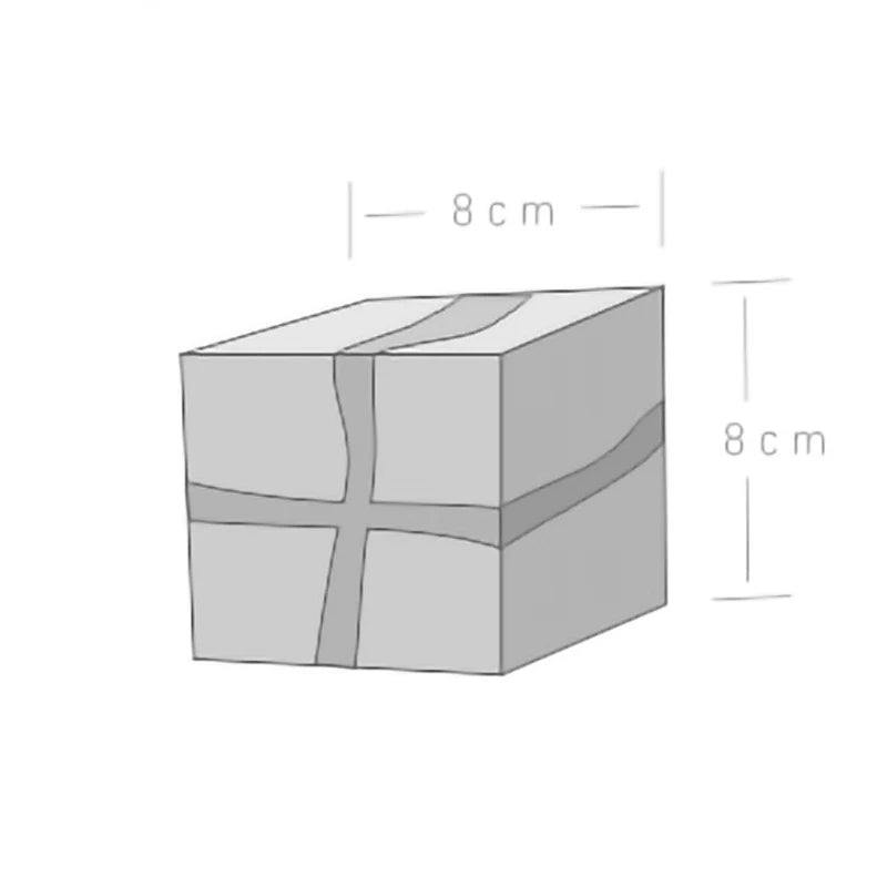 Warm Wood Cube Wall Light 1-Light