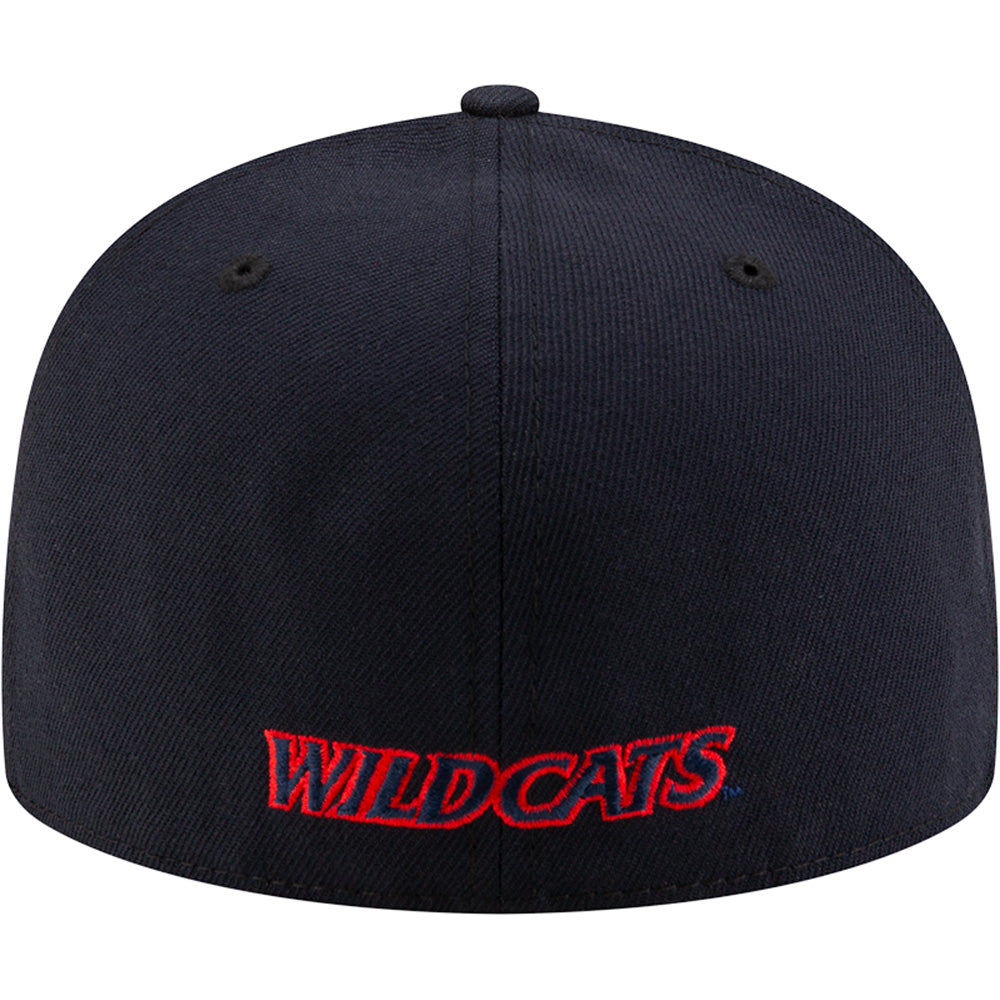NCAA Arizona Wildcats New Era Red Out Mascot 59FIFTY Fitted Hat - Marineblauw