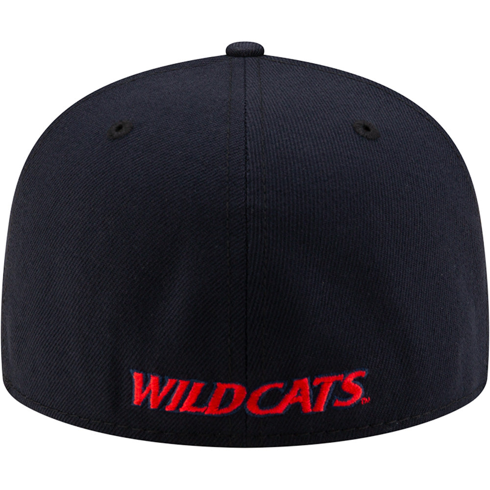 Gorra ajustada New Era Basic Tonal 59FIFTY de los Arizona Wildcats de la NCAA - Azul marino