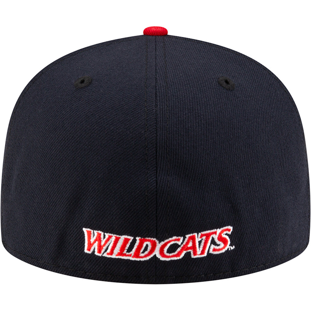 Gorra ajustada New Era 59FIFTY Vault bicolor de los Arizona Wildcats de la NCAA