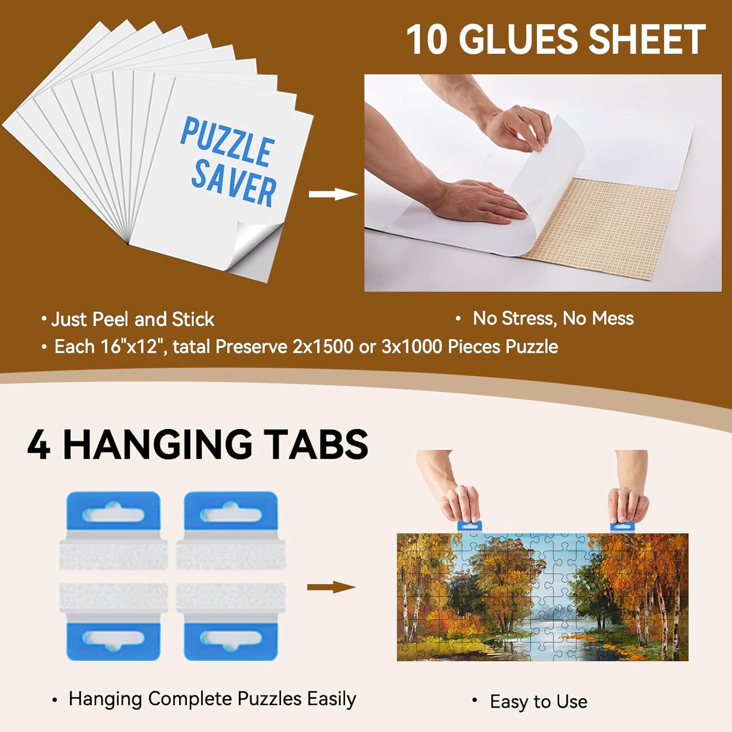 Tavolo puzzle con cassetti – Piano di lavoro con spazio di archiviazione per appassionati di puzzle