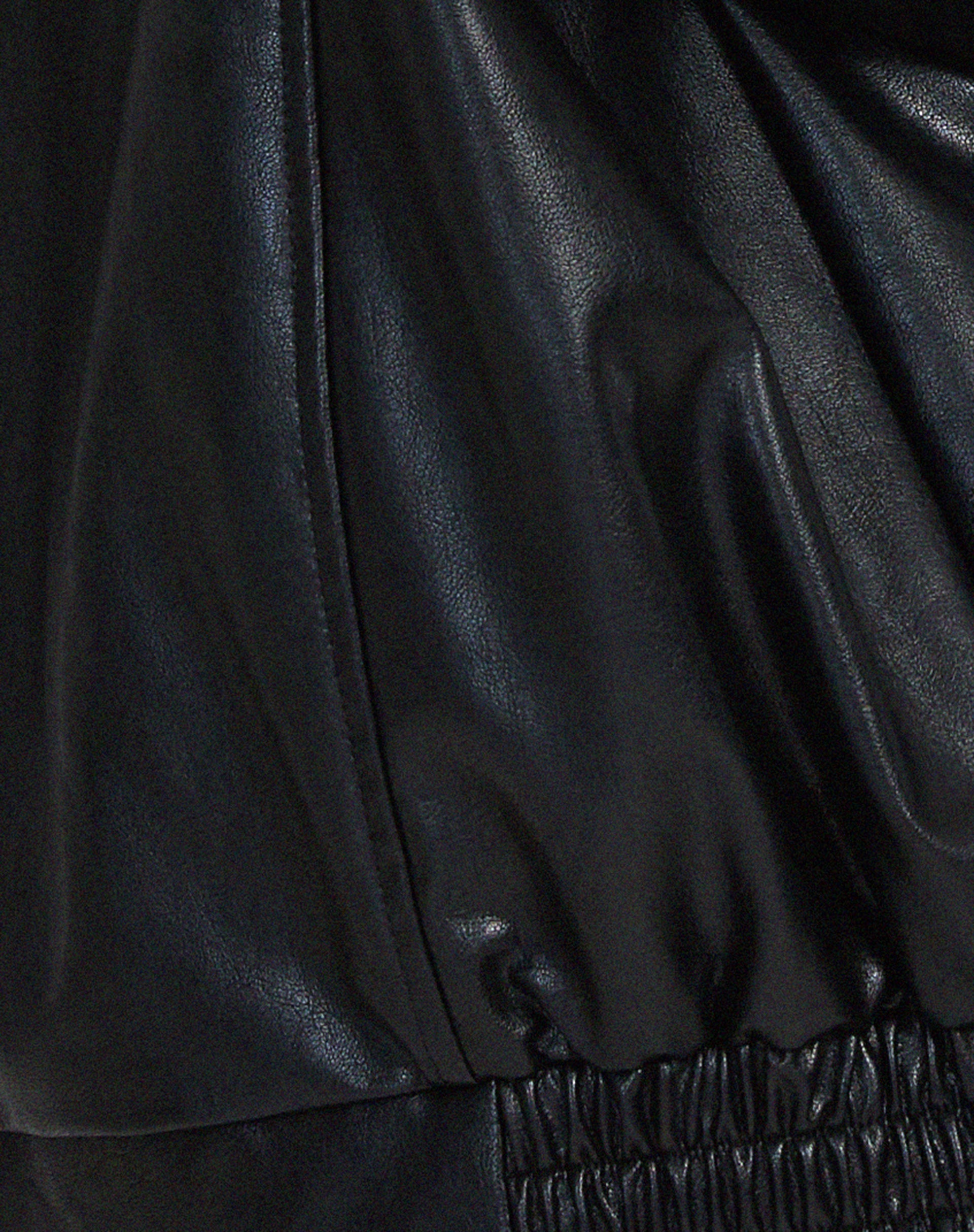 Puili | Chaqueta de cuero holgada