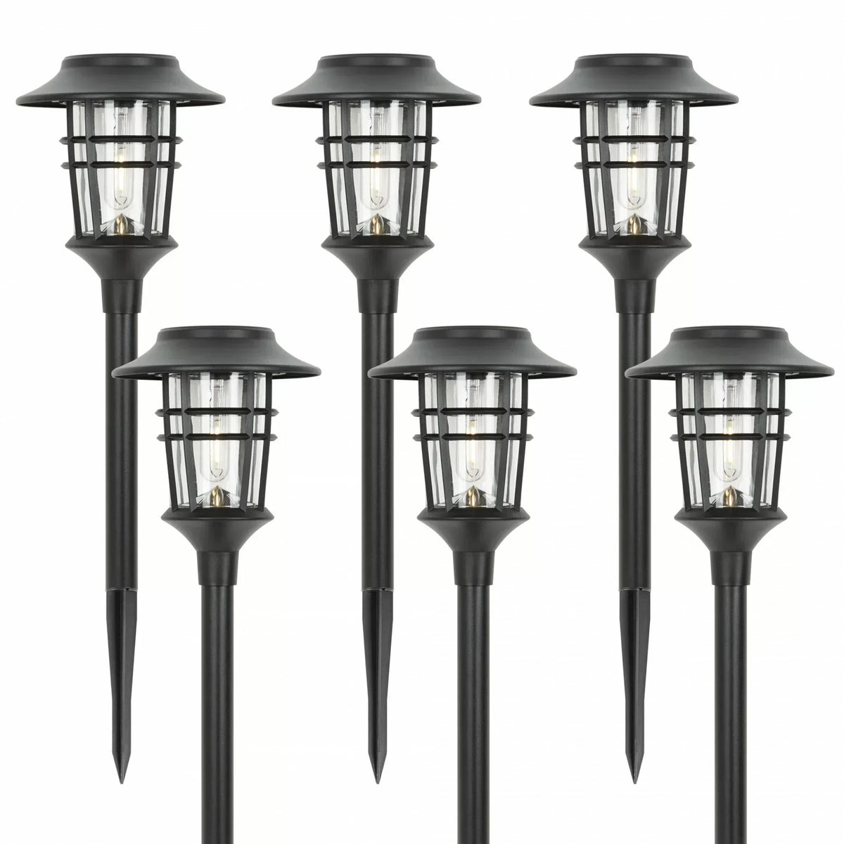 Lámpara solar LED para jardín moderna 1 luz