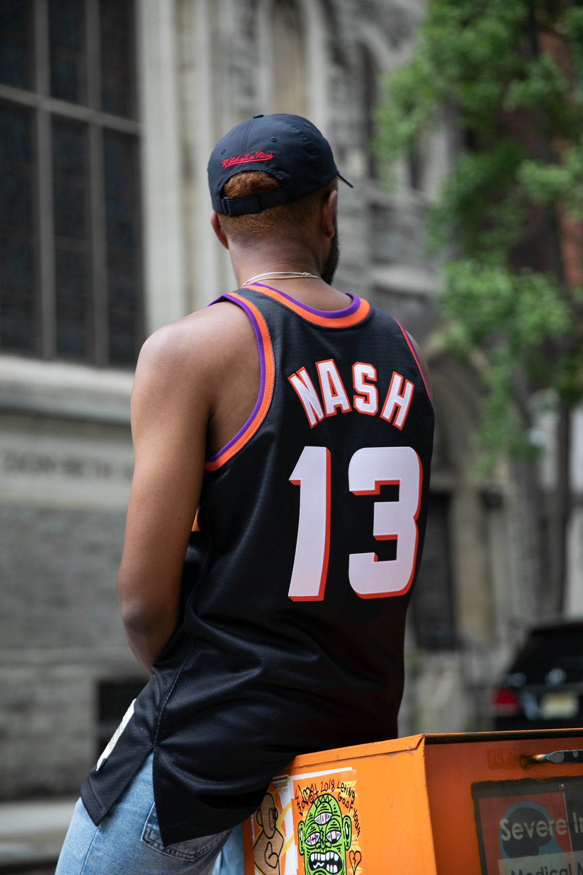 Camiseta retro Swingman Mitchell & Ness '96 de Steve Nash de los Phoenix Suns de la NBA
