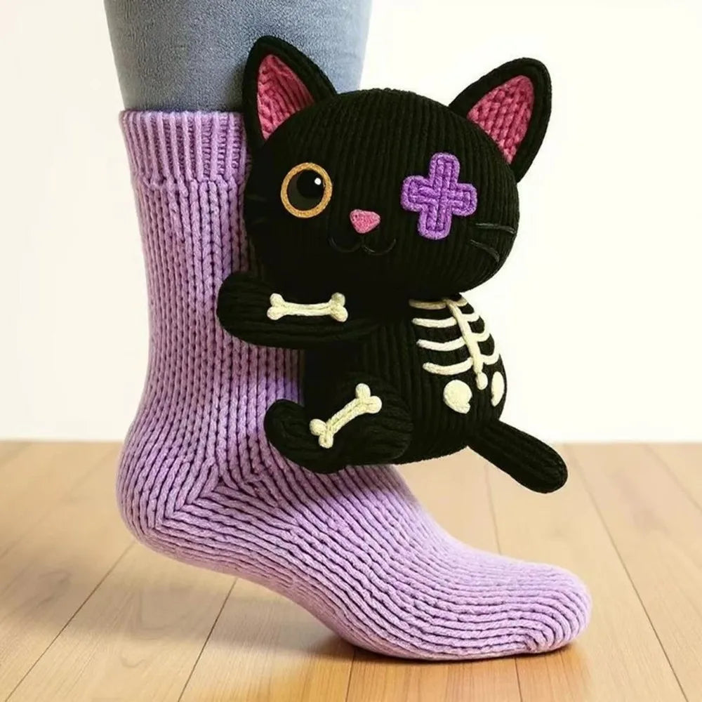 Fun Animal Socks | Cute Sloth-Inspired Design