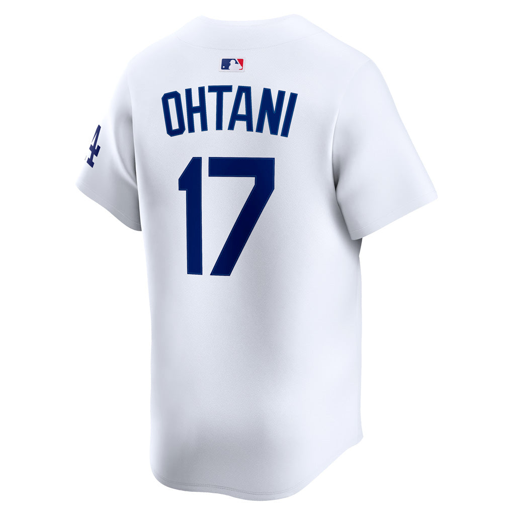 Jersey limitado Nike de local de Shohei Ohtani de los Los Angeles Dodgers de la MLB - Blanco