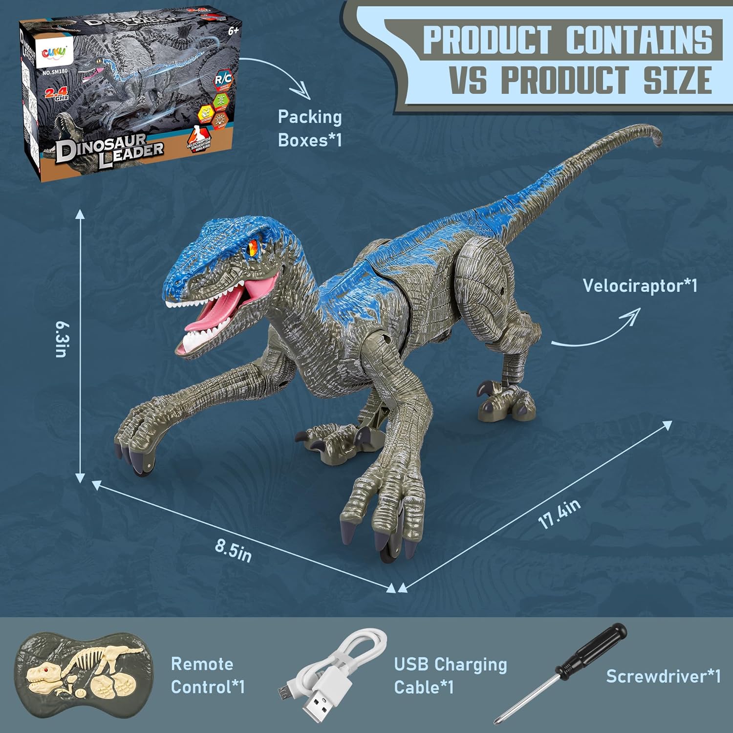 Fjernstyret Dinosaur