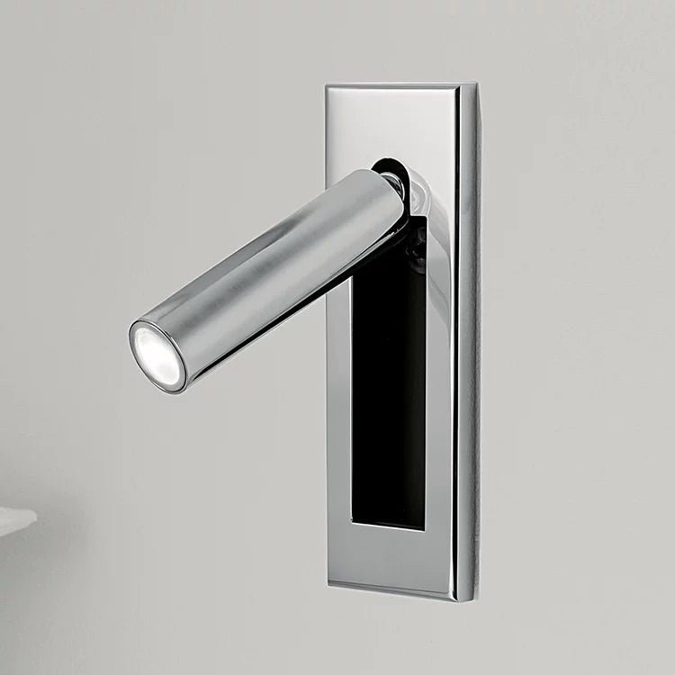 Aplique de pared moderno minimalista empotrado de aluminio con LED 1 luz