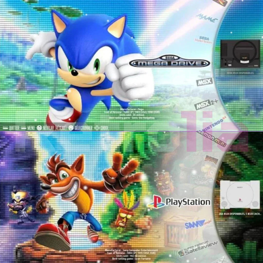 Vanta Retro Konsole 64GB mit 2 Controllern – über 20.000 Spiele