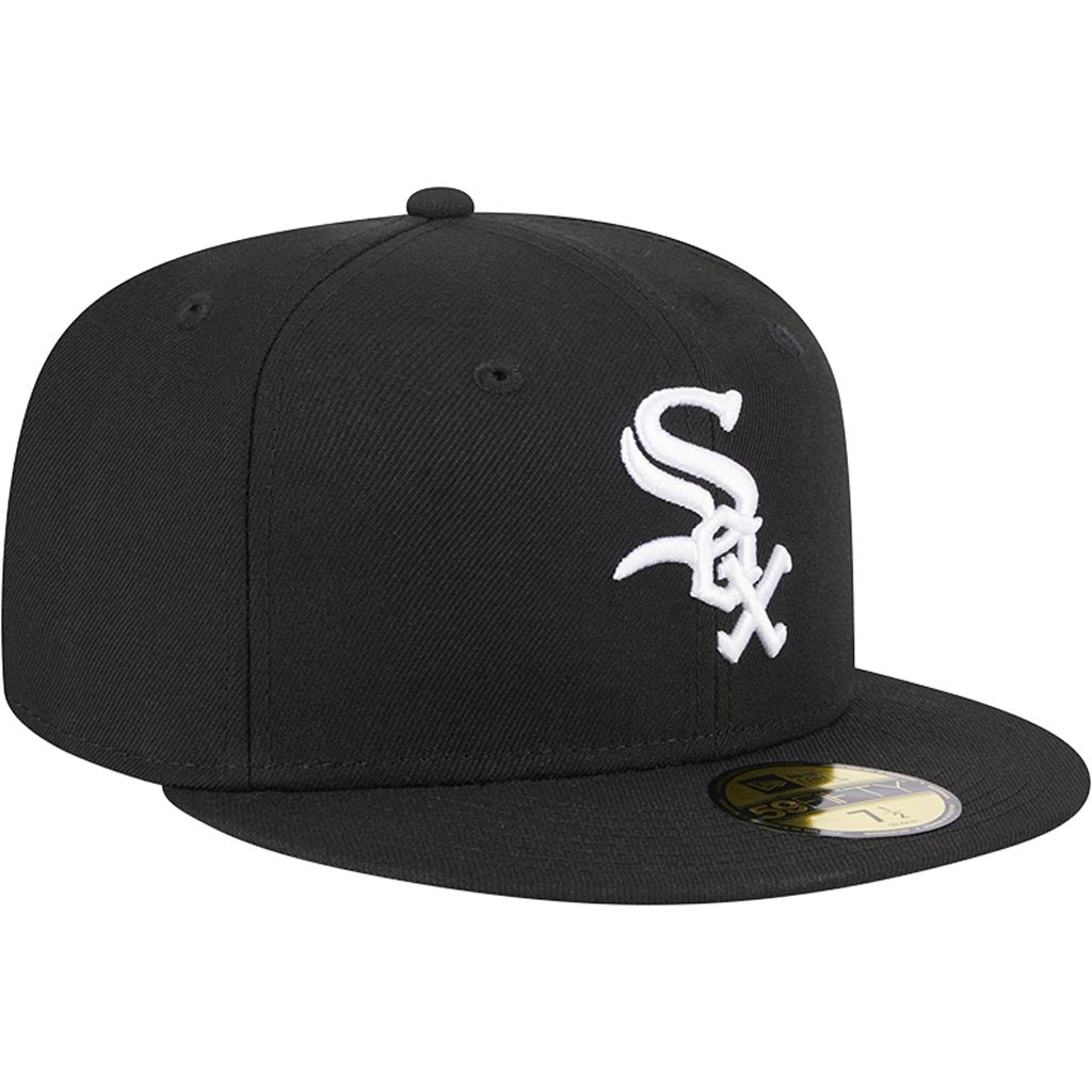 Gorra MLB Chicago White Sox Juvenil New Era Home Authentic Collection 59FIFTY Ajustada - Negra