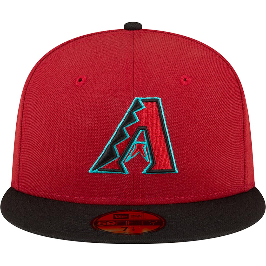 Gorra ajustada New Era 59FIFTY auténtica local para jóvenes de los Arizona Diamondbacks de la MLB - Rojo