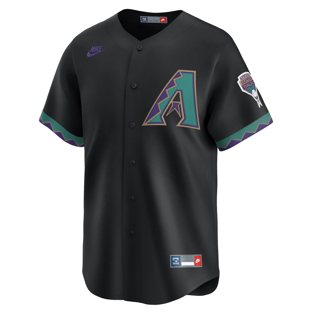 Camiseta limitada Cooperstown Nike de Randy Johnson de los Arizona Diamondbacks de la MLB - Negro