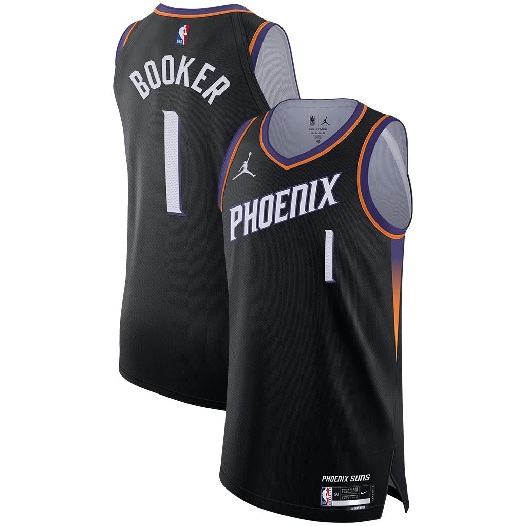 NBA Phoenix Suns Devin Booker Jordan 2025-26 Statement Edition Authentic Jersey - Zwart
