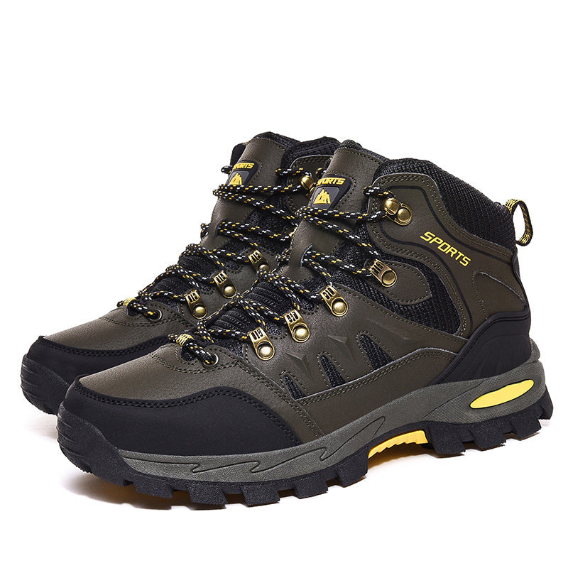 Botas de trabajo impermeables de altura media para hombres – Calzado de seguridad duradero