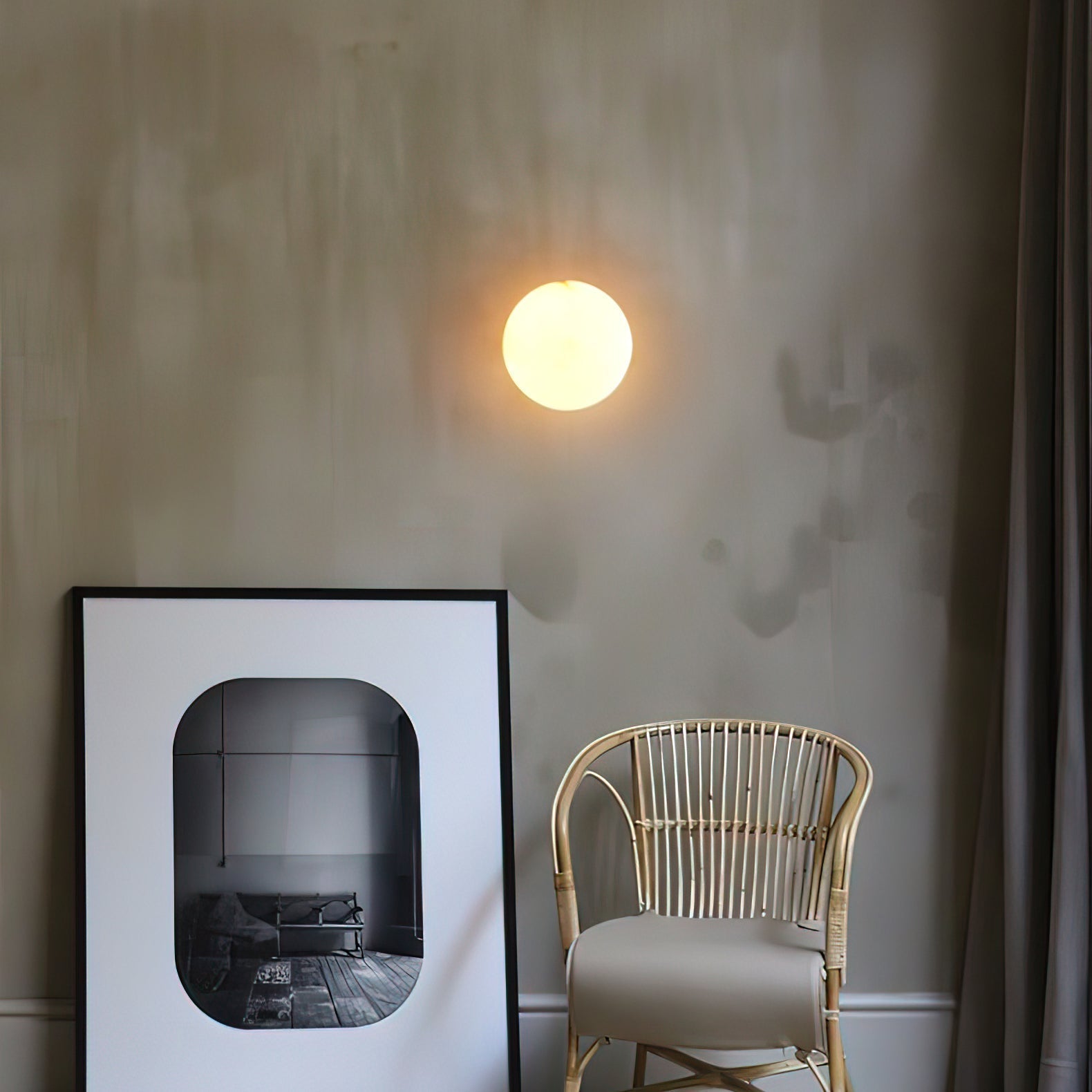 Alabaster Globe LED Wall Sconce 1-Light
