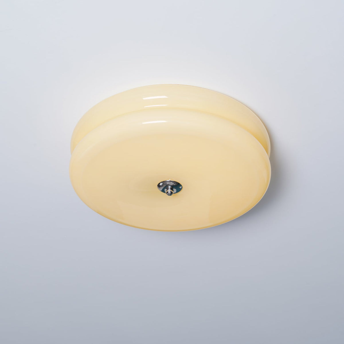Art Deco Vintage runde Glas-Deckenleuchte 1-Flammig