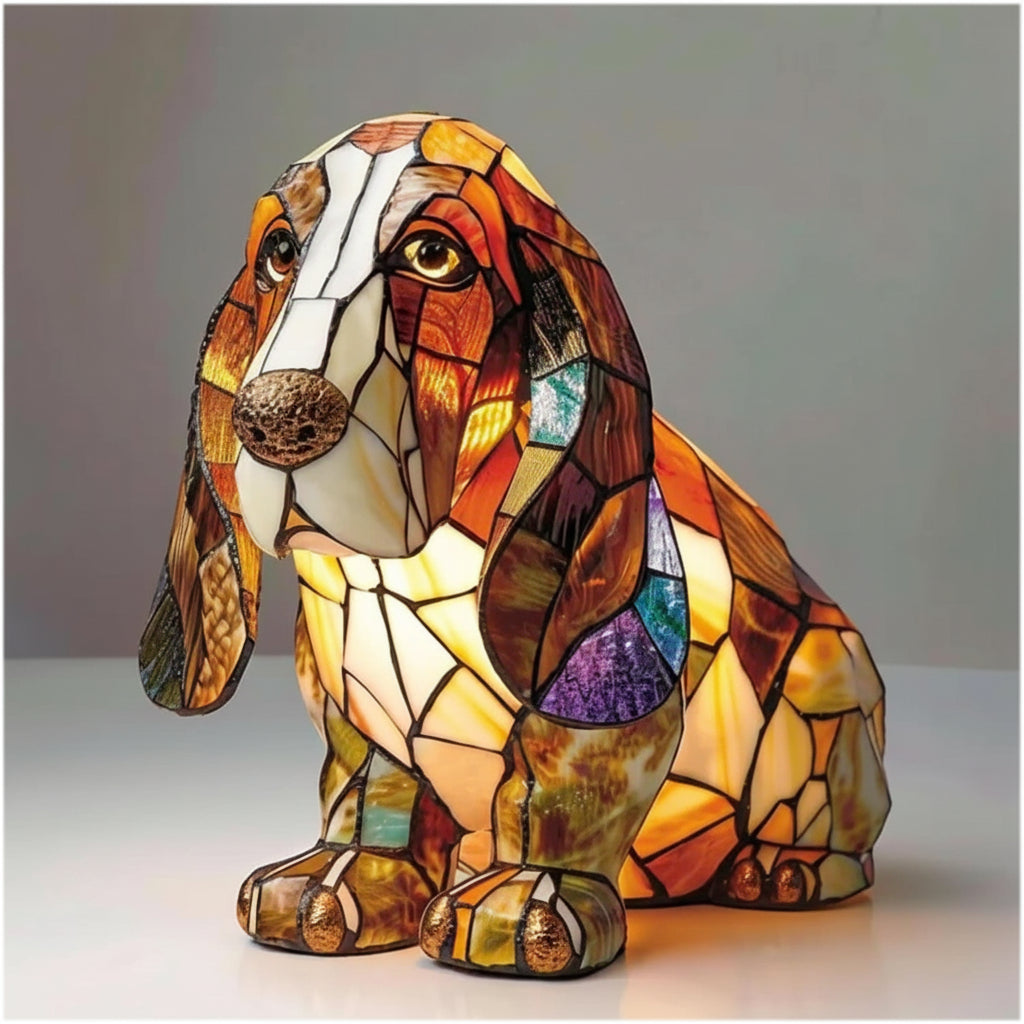 Art LED Night Lamp Dog Breeds Home Decoration