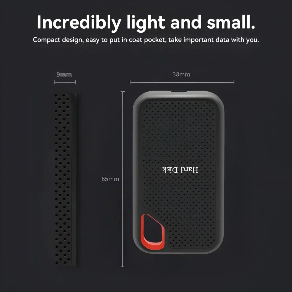 Mejor disco SSD externo portátil 8TB de alta velocidad y resistente a golpes