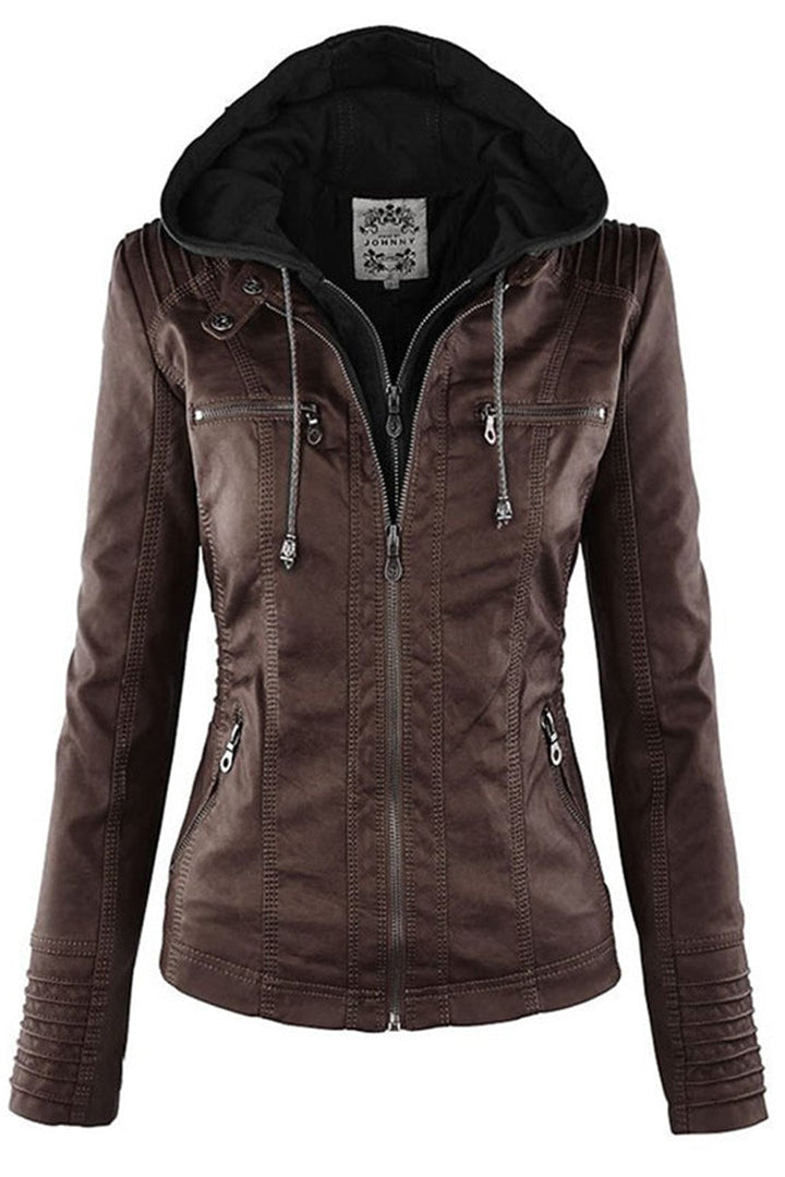 WOMEN’S COAT | SLEEK ZIP WINTER STYLE