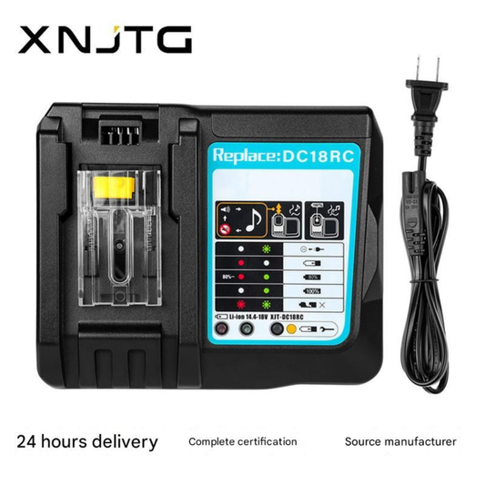 2 × 8,0Ah 18 V Batterie di Ricambio + Caricabatterie