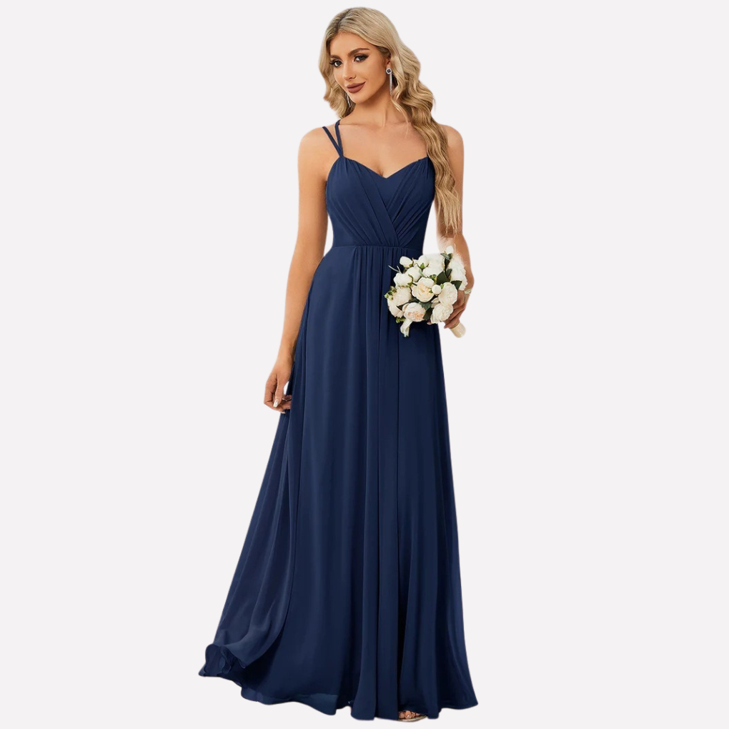 Dames halterneck kjole