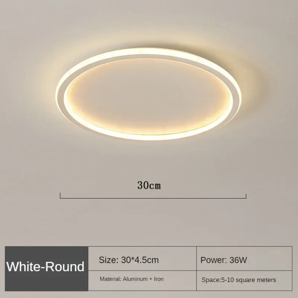 Lampada da soffitto rotonda in stile nordico