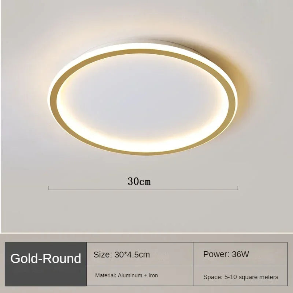 Lampada da soffitto rotonda in stile nordico