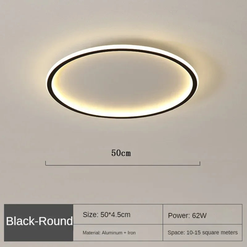Lampada da soffitto rotonda in stile nordico