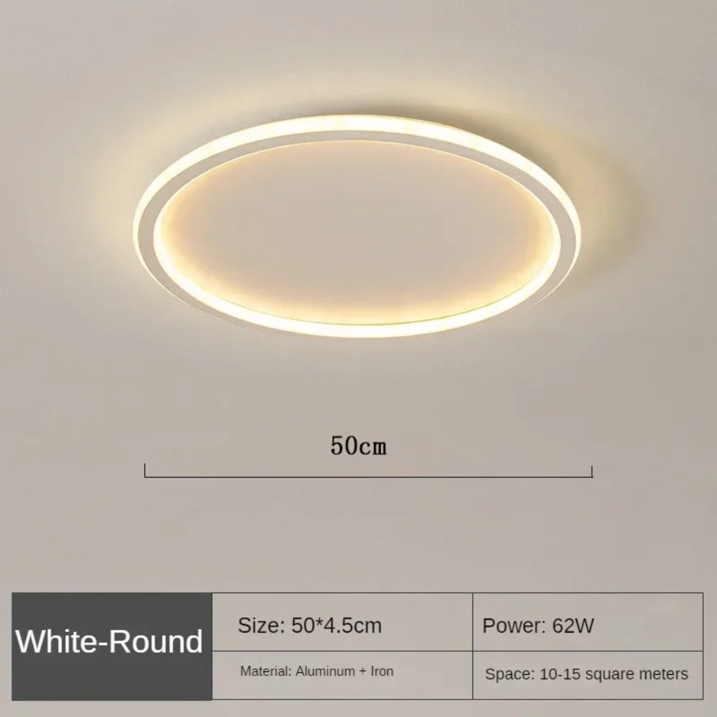 Lampada da soffitto rotonda in stile nordico