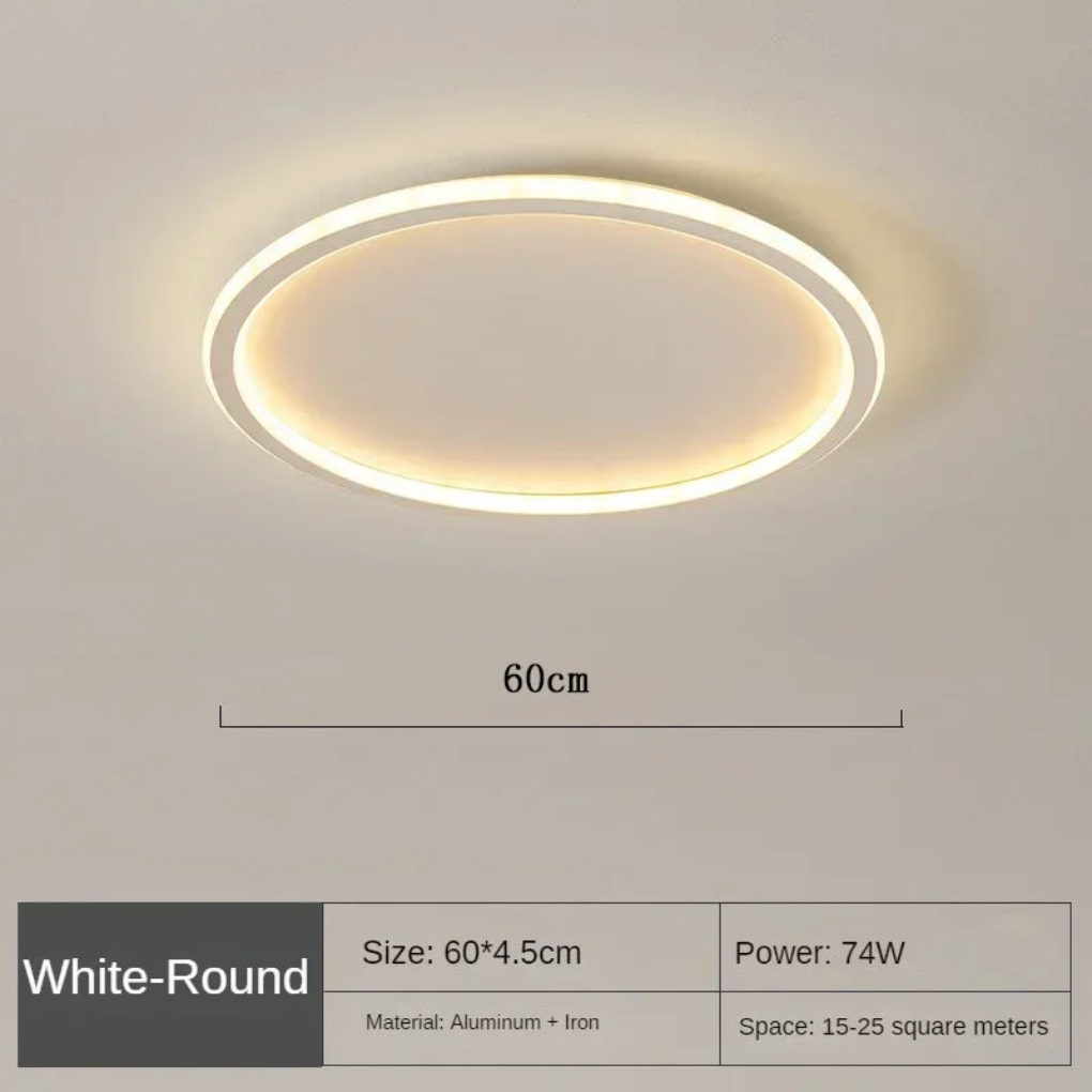 Lampada da soffitto rotonda in stile nordico