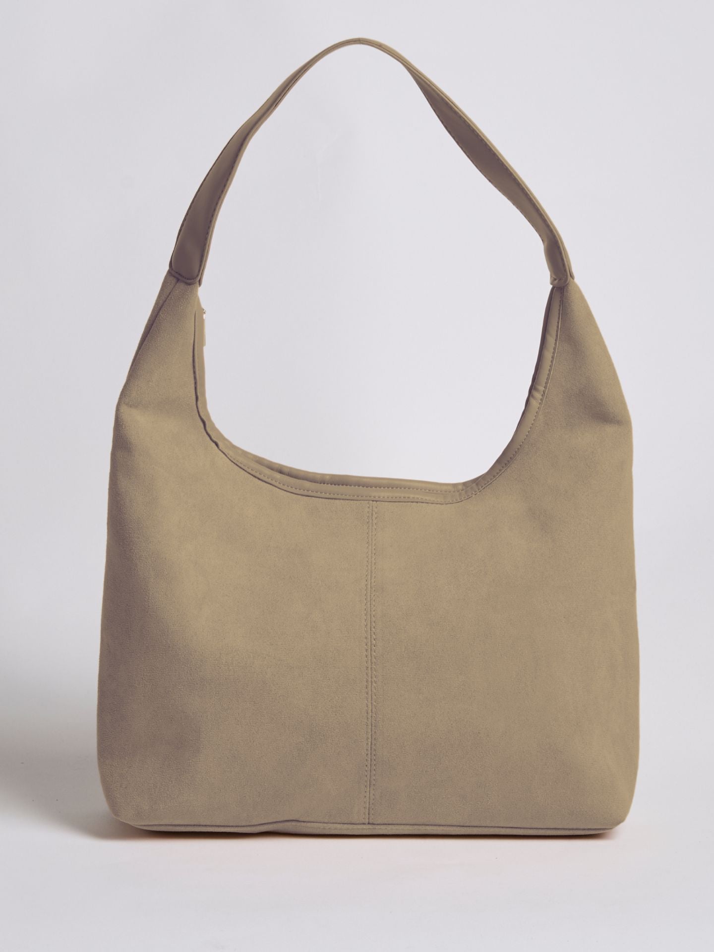 HÅNDTASKE | RUSKIND HOBO-TASKE MED MINIMALISTISK DESIGN OG ENKELT REM