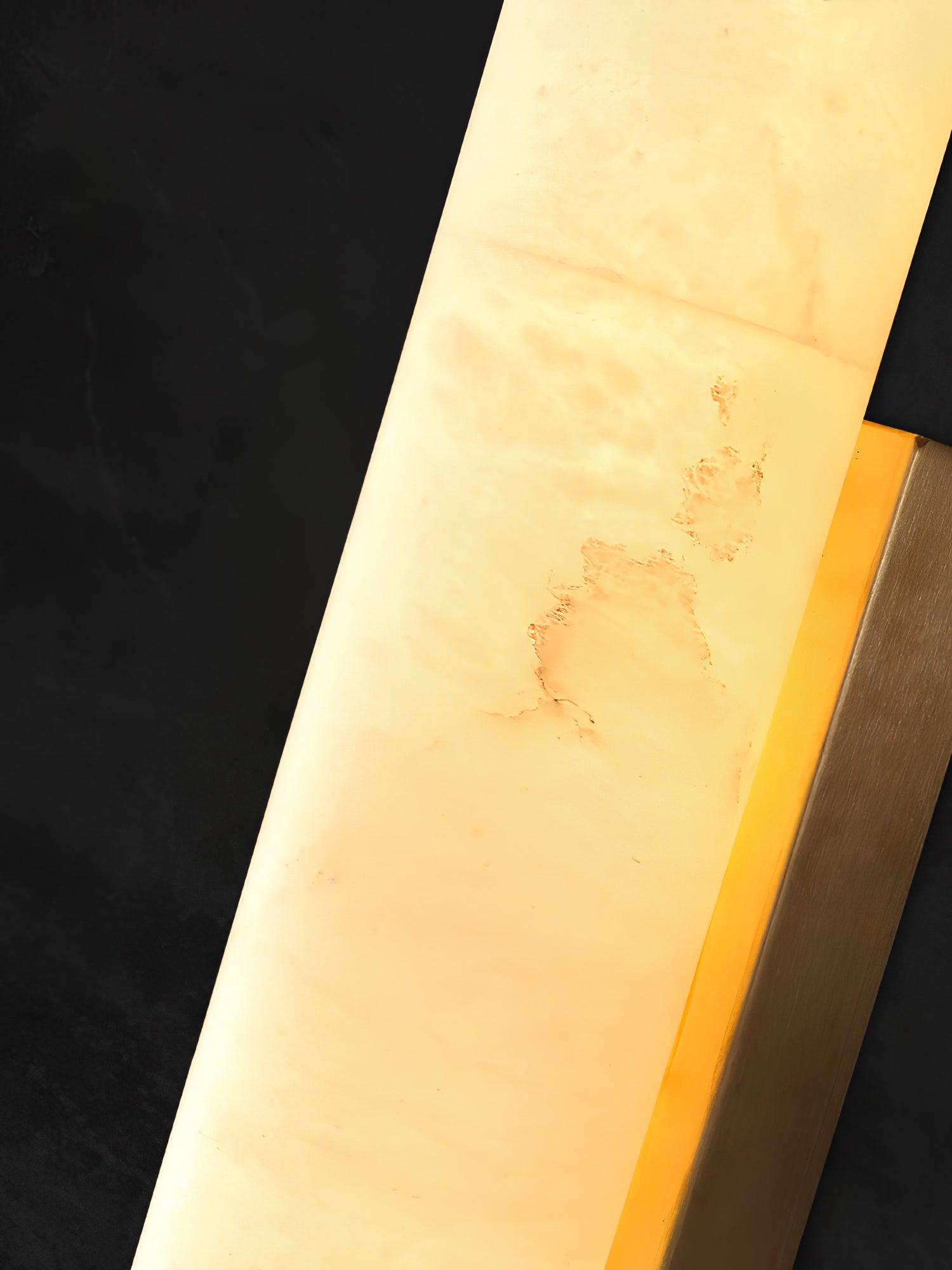 Modern Alabaster Tube LED Wall Sconce 1-Light