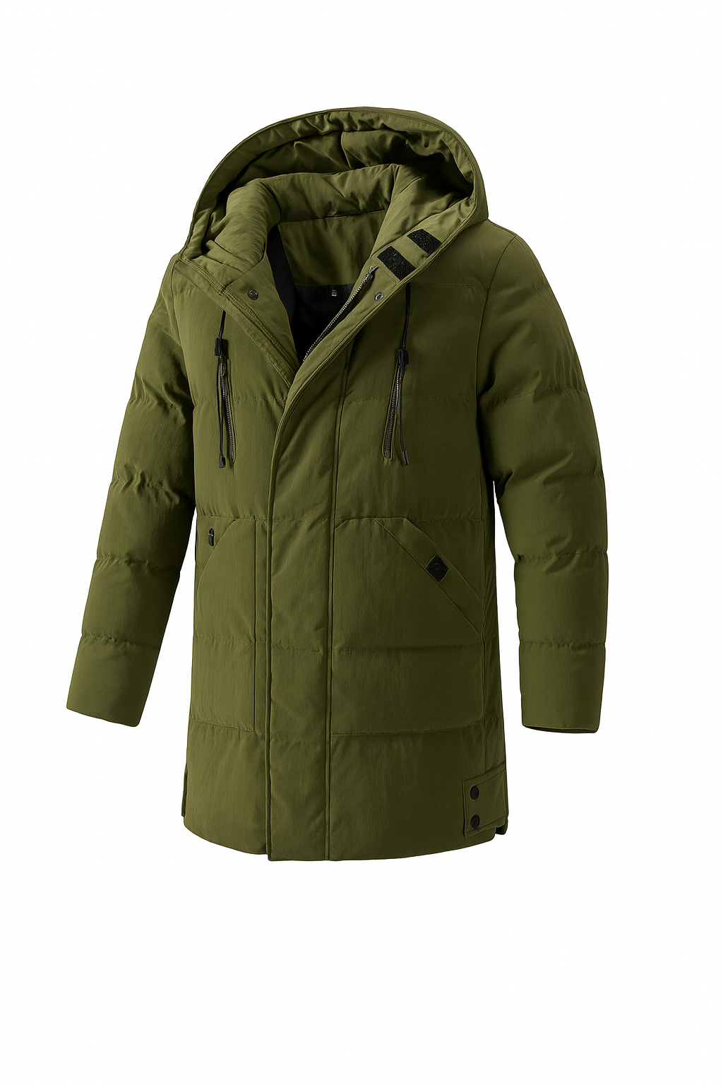Herren Isolierte Kapuzenjacke – Funktionale Wärme mit Alltagsstil