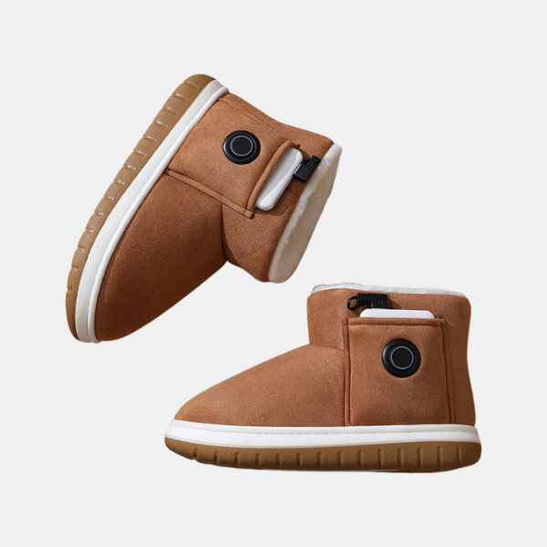 Zapatillas de invierno calefactadas | Zapatos interiores cálidos recargables