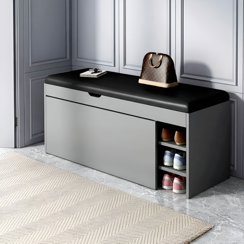 Armario para zapatos 3 en 1 con banco