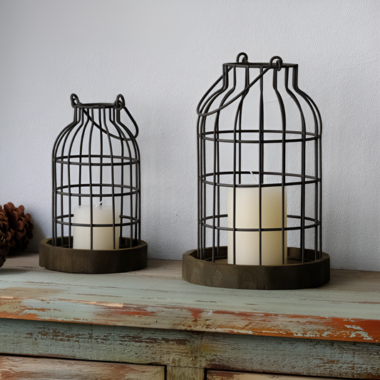 Bauernhaus-Laternen-Set