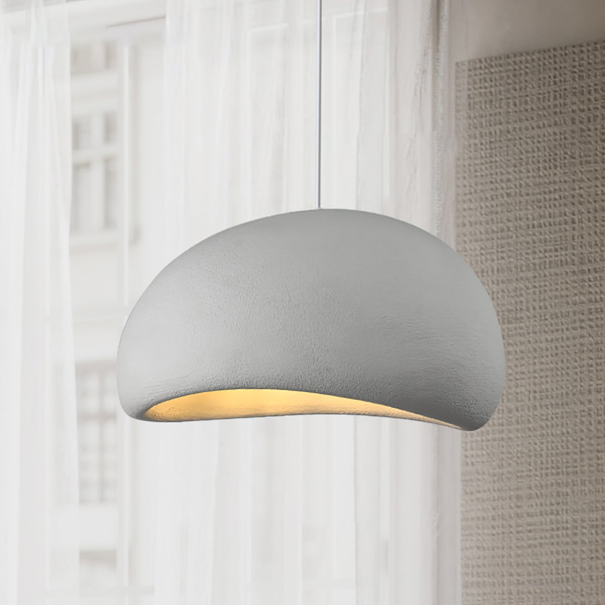 Lampadario moderno minimalista a cupola con LED a 1 luce